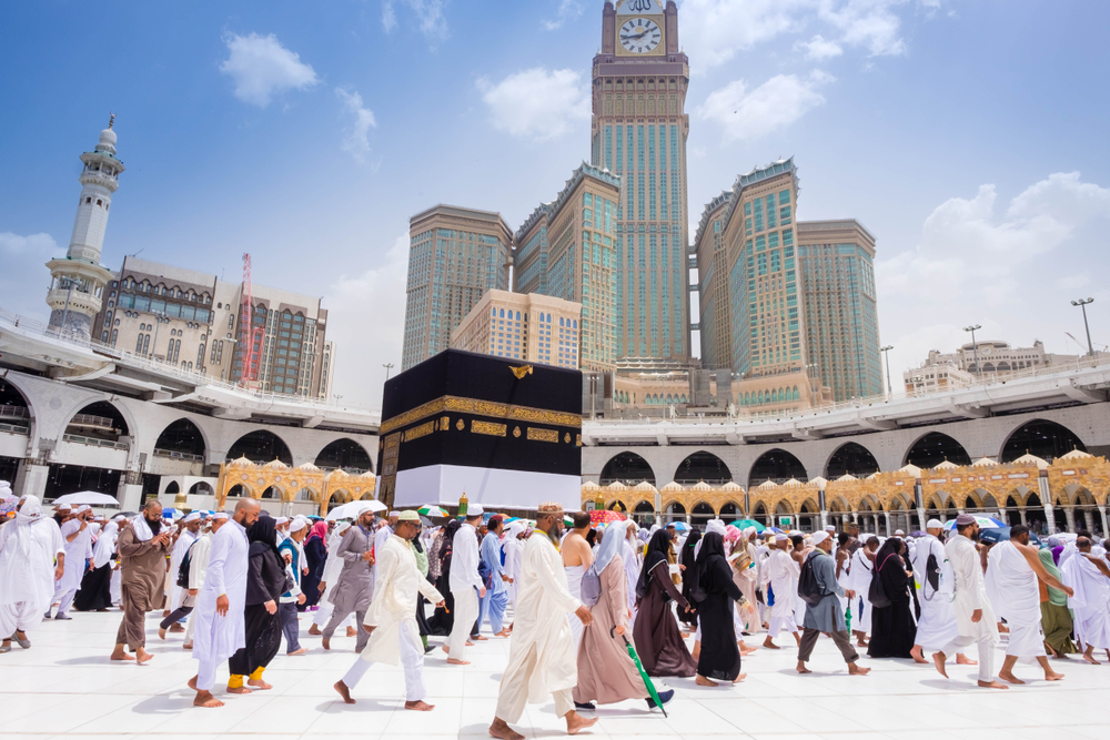 Mecca,,Saudi,Arabia,-,29,July,2018:,Muslim,Pilgrims,At
